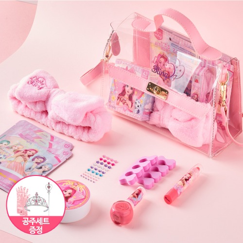 시크릿쥬쥬 별의여신 유아메이크업 핑크핸드백세트-리틀블링 어린이화장품